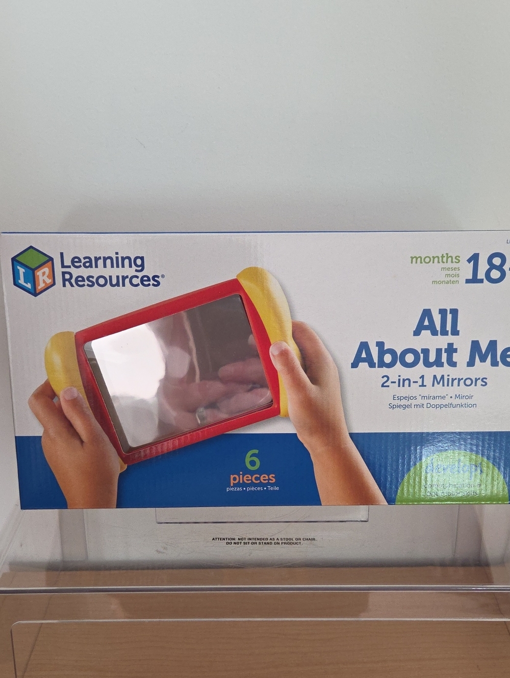 Learning Resources All About Me 2-in-1 Mirrors — Set Of 6 NWT